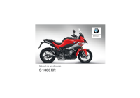 BMW S1000XR - Navod na pouzivanie SK 2019-1
